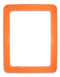 Magnetic self-adhesive frame size 16.0x11.8cm - orange