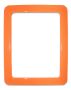 Magnetic self-adhesive frame size 16.0x11.8cm - orange