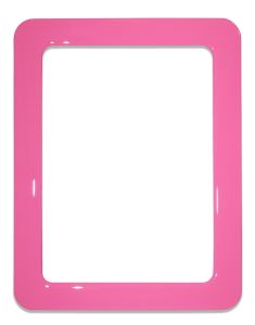 Magnetic self-adhesive frame size 16.0x11.8cm - pink