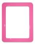 Magnetic self-adhesive frame size 16.0x11.8cm - pink