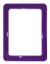 Magnetic self-adhesive frame size 16.0x11.8cm - purple