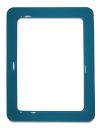 Magnetic self-adhesive frame size 16.0x11.8cm - turquoise