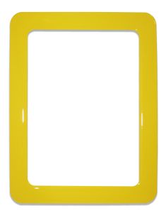 Magnetic self-adhesive frame size 16.0x11.8cm - yellow