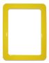 Magnetic self-adhesive frame size 16.0x11.8cm - yellow