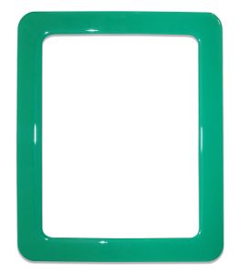 Magnetic self-adhesive frame size 19.0 x 23.8 cm - green