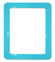 Magnetic self-adhesive frame size 19.0 x 23.8 cm - light blue