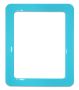 Magnetic self-adhesive frame size 19.0 x 23.8 cm - light blue