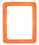 Magnetic self-adhesive frame size 19.0 x 23.8 cm - orange