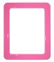 Magnetic self-adhesive frame size 19.0 x 23.8 cm - pink