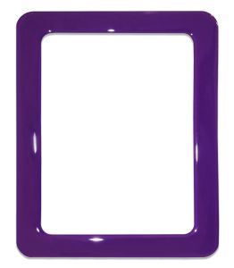Magnetic self-adhesive frame size 19.0 x 23.8 cm - purple