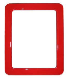 Magnetic self-adhesive frame size 19.0 x 23.8 cm - red