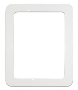 Magnetic self-adhesive frame size 19.0 x 23.8 cm - white