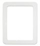 Magnetic self-adhesive frame size 19.0 x 23.8 cm - white