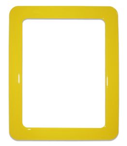 Magnetic self-adhesive frame size 19.0 x 23.8 cm - yellow
