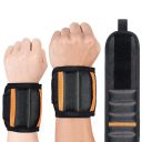 Magnetic wristband tool wrist 10 pockets