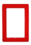 Magnetyczna ramka samoprzylepna rozm.12.3x8.1cm - czerwona