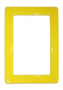 Magnetyczna ramka samoprzylepna rozm. 13.0x8.1cm - żółta