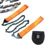 Manual chainsaw - orange