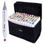 Markery alkoholowe TOUCHFIVE PRO dwustronne 80 szt.