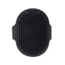 Massage brush for a dog - black