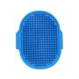Massage brush for a dog - blue