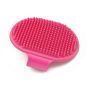 Massage brush for a dog - dark pink