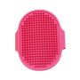 Massage brush for a dog - dark pink