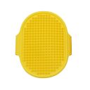 Massage brush for a dog - yellow