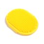 Massage brush for a dog - yellow
