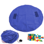 Mat / bag for children's blocks - big, blue