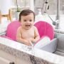 Mat, bath insert for babies - dark pink lotus flower