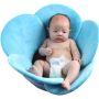Mat, bath insert for babies - light blue lotus flower