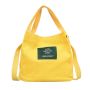 Material messenger bag - yellow