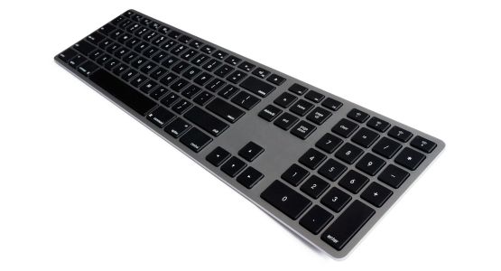 MATIAS KLAWIATURA ALUMINIOWA MAC PODŚWIETLANA RGB SPACE GRAY FK318LB-UK