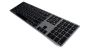 MATIAS KLAWIATURA ALUMINIOWA MAC PODŚWIETLANA RGB SPACE GRAY FK318LB-UK