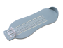 Measure for measuring the length of shoes / shoes / feet - blue
