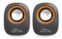 Mediatech MT3137W loudspeaker 6 W Black,White Wired