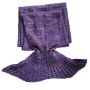 Mermaid tail blanket 80x180 - dark purple