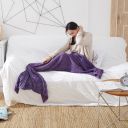 Mermaid tail blanket 80x180 - dark purple