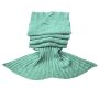 Mermaid tail blanket 80x180 - green
