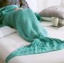 Mermaid tail blanket 80x180 - green