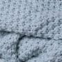 Mermaid tail blanket 80x180 - light blue