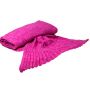 Mermaid tail blanket 80x180 - pink