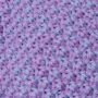 Mermaid tail blanket 80x180 - purple