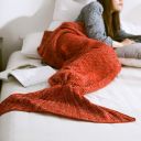 Mermaid tail blanket 80x180 - red