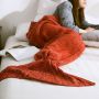 Mermaid tail blanket 80x180 - red