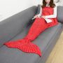 Mermaid tail blanket 80x180 - red