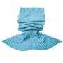 Mermaid tail blanket 80x180 - turquoise