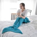 Mermaid tail blanket 80x180 - turquoise