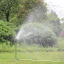 Metal garden sprinkler pulsating high